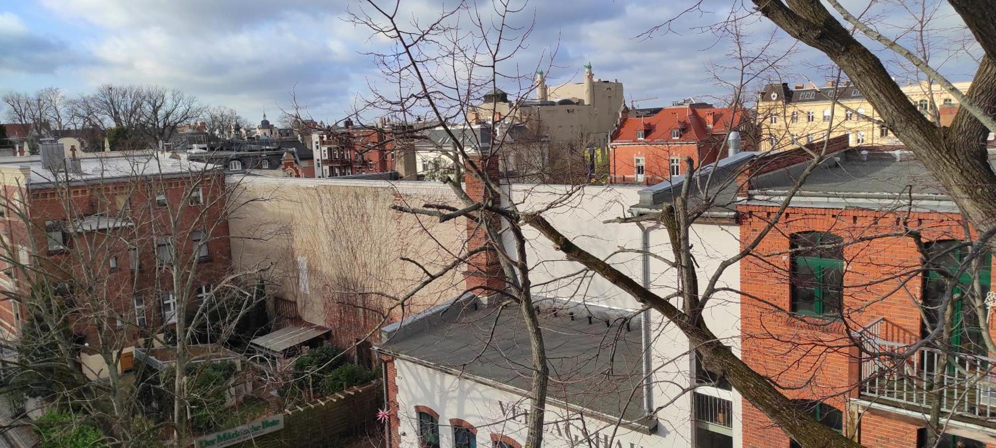 Apartment Cottbus City Mit Blick Ueber Die Daecher - Fuer Treppensteiger Εξωτερικό φωτογραφία
